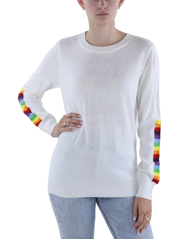 Overstock Clearance Calistoga Womens Crewneck Ribbed Pullover Sweater