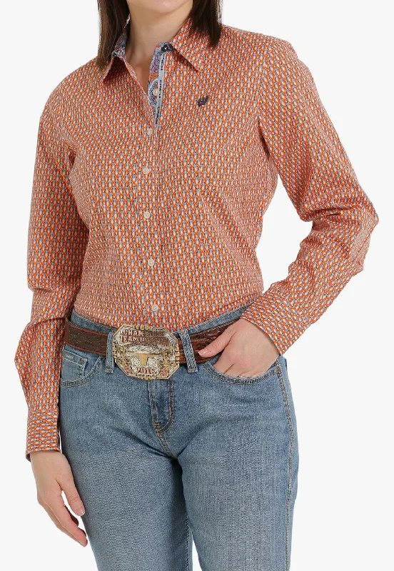 Closeout Cinch Womens Button Down Long Sleeve Shirt