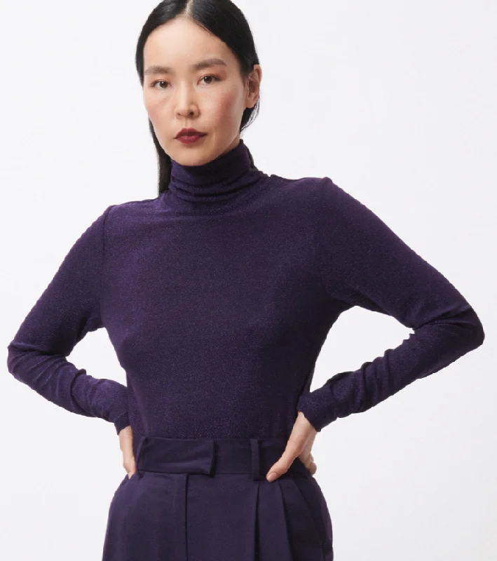Weekend Deal Turtleneck in Gold by FRNCH