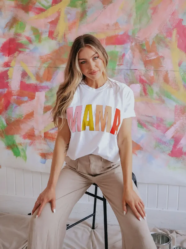 Today Only Mama Rainbow Graphic Tee