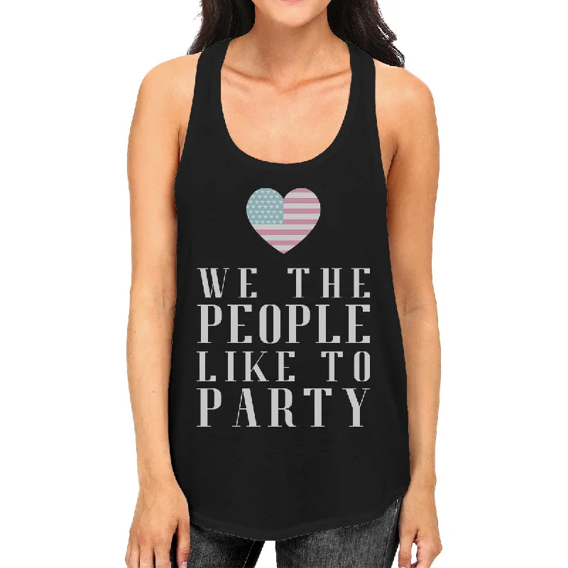 Price Fest We The People Womens Funny Graphic 4th Of July Sleeveless T-Shirt