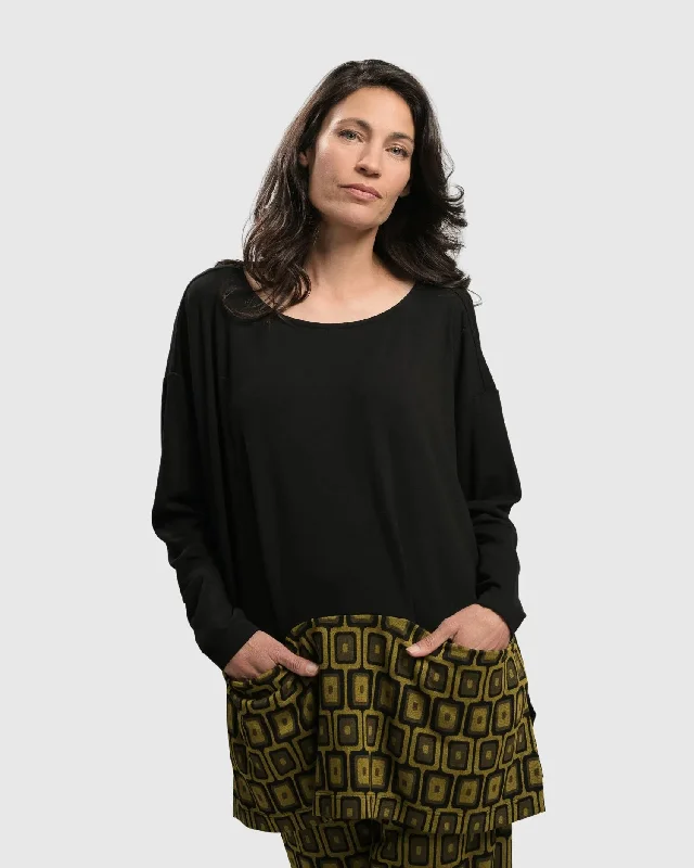 Limited Quantity Alice Apron Pocket Top, Chartreuse