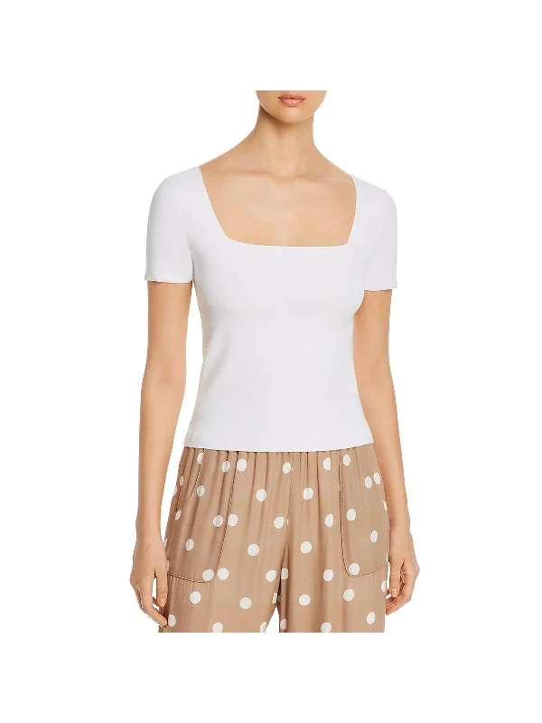 Weekend Deals That Spark Sarah Womens Ribbed Square Neck Sweater