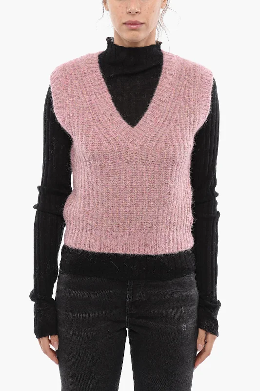 Deal of the Day Rodebjer Melange Effect Knitted PRISCILLA Vest