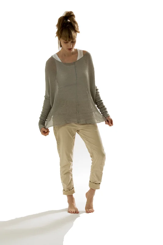 Big Discounts Oversized  Bamboo Shirt - Gray