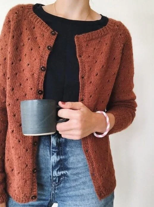 Take Action Anna's cardigan My size by Petiteknit, No 2 yarn kit (ex pattern)