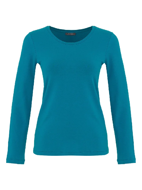 Year-End Deals Dolcezza #74500 knit top- TEAL