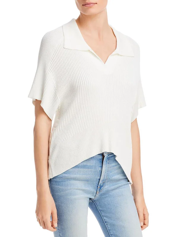 Price Rollback Dakota SS Womens Collar V-Neck Sweater