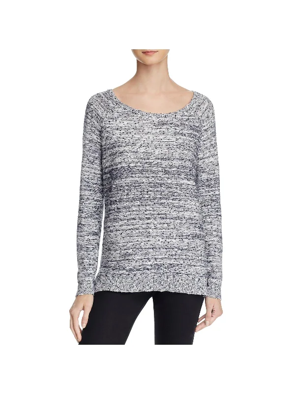 Instant Savings Womens Speckled Long Sleeves Sweater