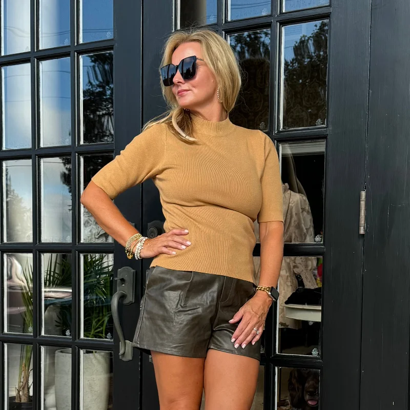 Weekend Savings Galore Lowen Knitted Sweater | Camel