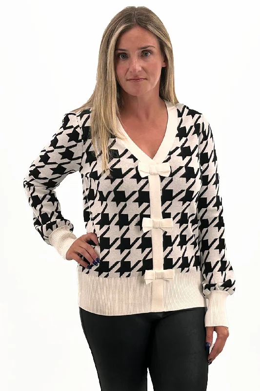 Half Price Orly #90705 houndstooth sweater