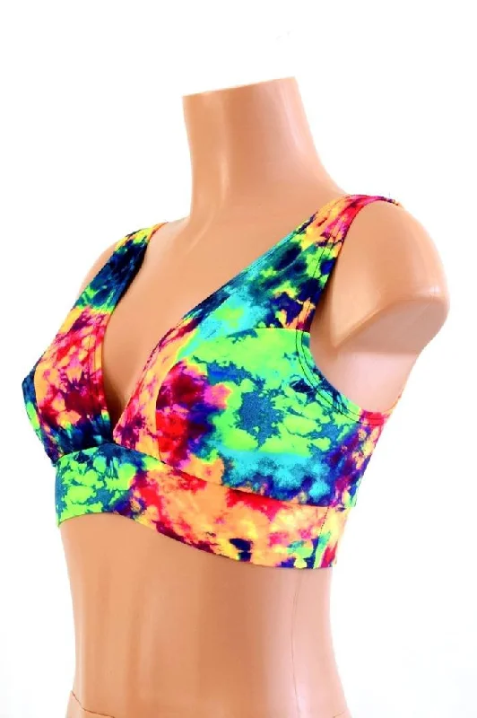 Massive Deals Starlette Bralette in Acid Splash