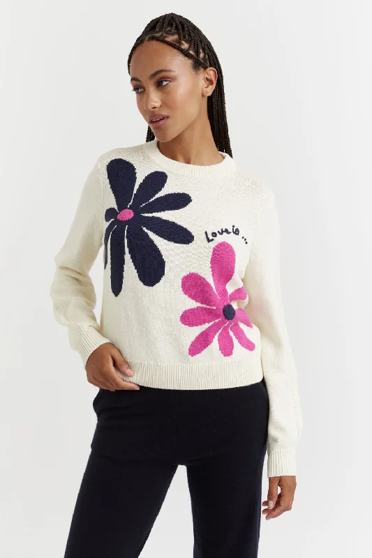 Buy More, Save More Cream Wool-Cashmere Love Is... Sweater