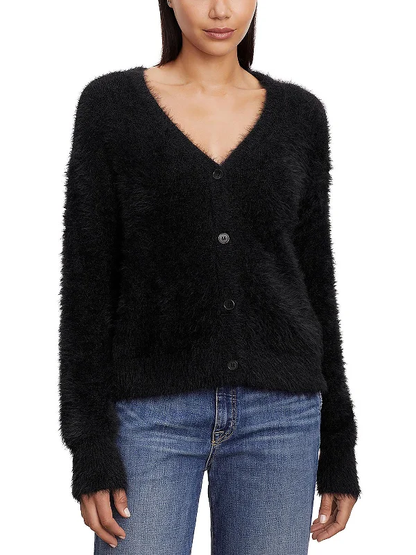 Don't Delay Womens V-Neck Long Sleeves Cardigan Sweater