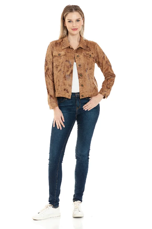 Weekend Bargains to Savor Cubism suede jacket-293-18963