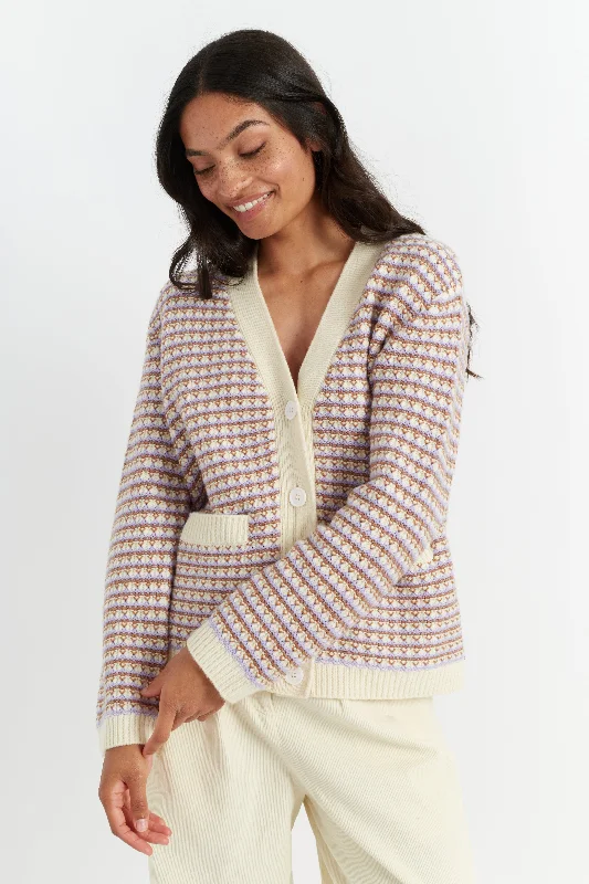 Special Price Cream Wool-Cashmere Freya Cardigan