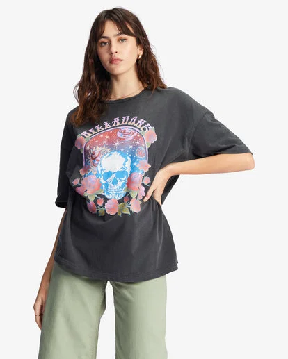 Time-Limited Offer Cosmic Garden Oversized Boyfriend T-Shirt