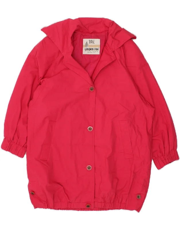 Weekend Offers You Can't Ignore LONDON FOG Womens Overcoat UK 10 Small Pink