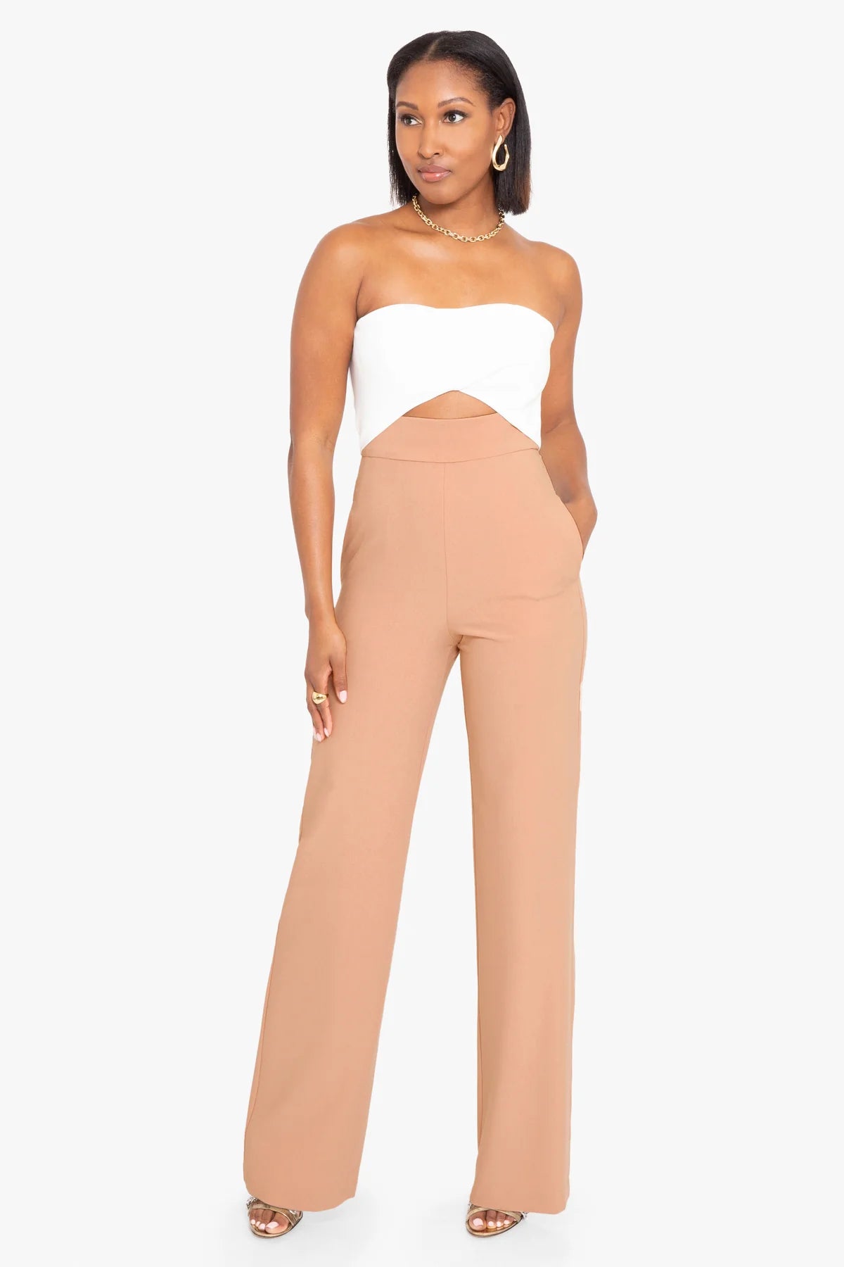 Special Price Jada Color Block Jumpsuit