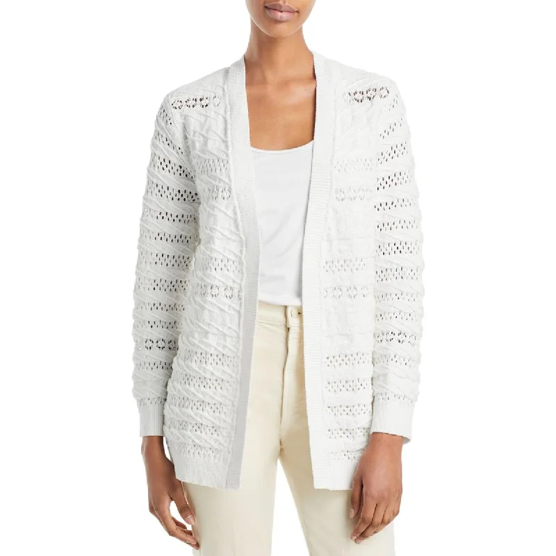 Quick Sale Martina Womens Cut-Out Cotton Cardigan Sweater