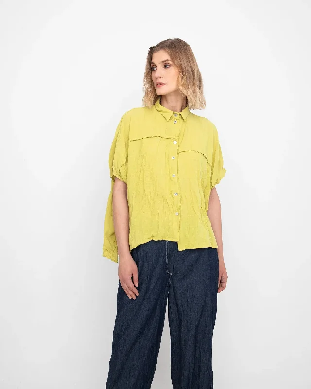 Value Deals Ozai N Ku Easy Button Down Shirt, Yellow