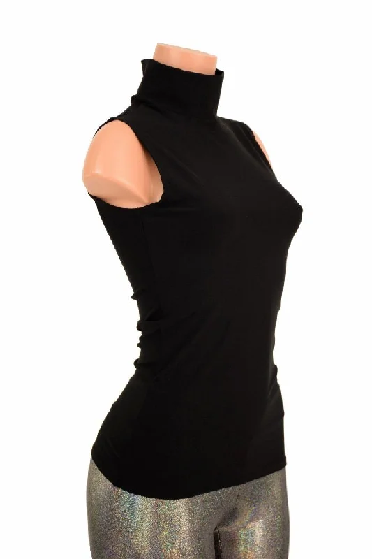 Weekend Discounts to Love Black Zen Turtle Neck Top