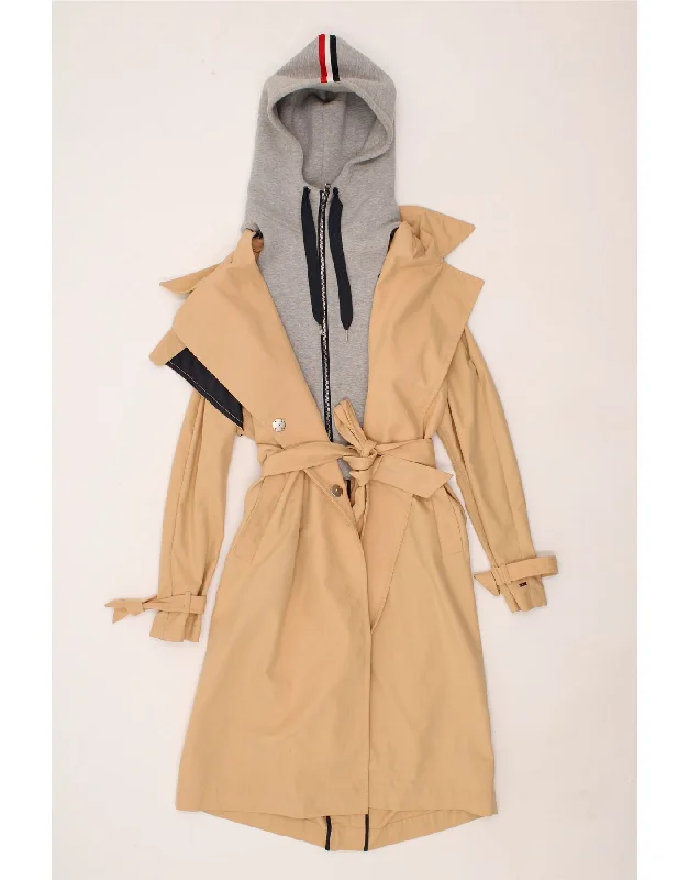 Weekend Offers That Shine TOMMY HILFIGER Womens Hooded Trench Coat UK 14 Large Beige Weekend Offers That Shine TOMMY HILFIGER Womens Hooded Trench Coat UK 14 Large Beige