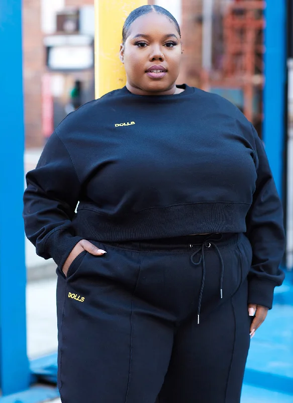 Year-End Sale Focus Pullover Sweatshirt - Black