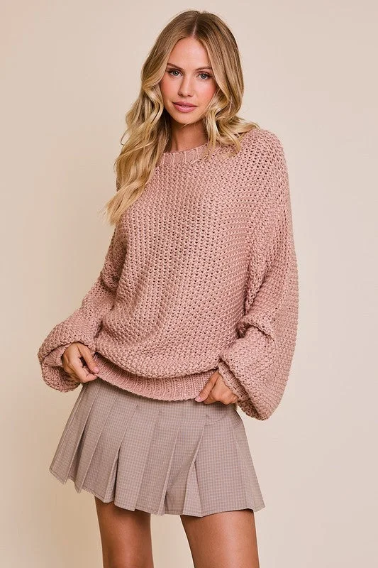 New Arrival Soft Reflections Chunky Yarn Sweater