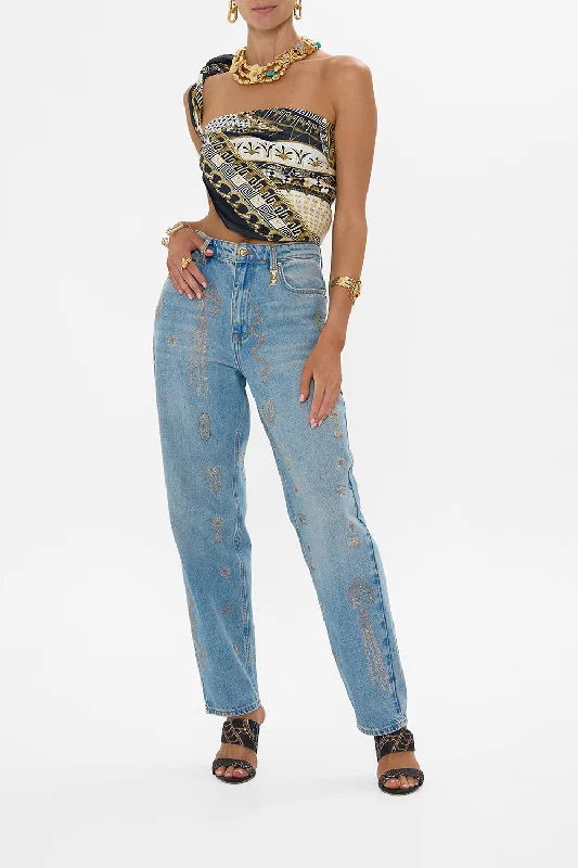 Markdowns MILLA SACRED SYMBOLS GIRLFRIEND JEAN DENIM