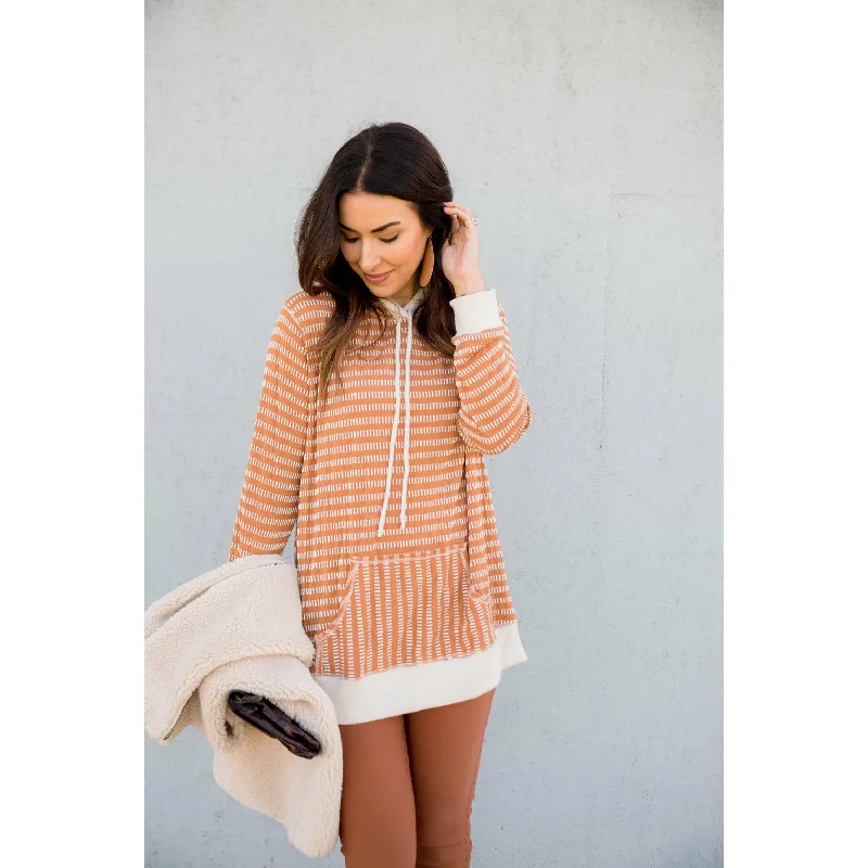 Special Savings Double Striped Hoodie