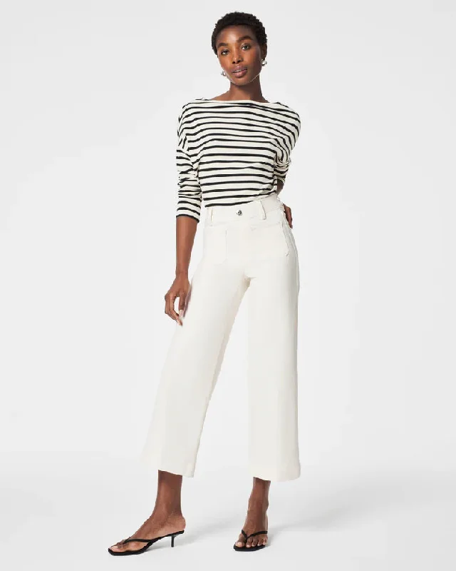 Celebrate the Weekend with Discounts SPANX - CROPPED WIDE LEG JEAN
