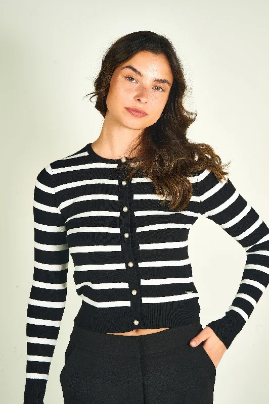 Clearance Sale Cardigan rayé - DORCHA - (E-C12)