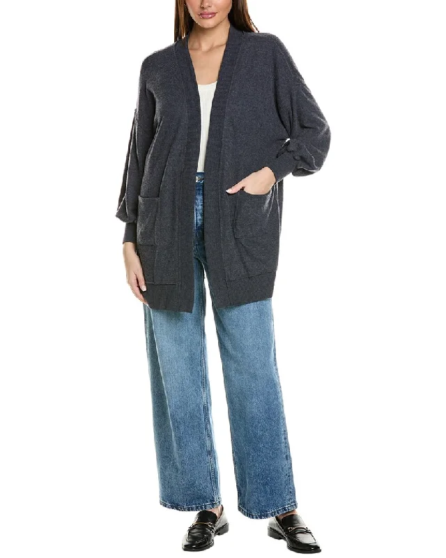 Deep Discounts Project Social T Just Relax Heathered Cozy Seamed Cardigan