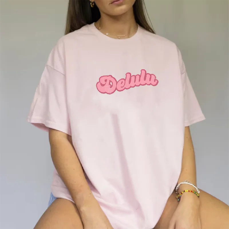 Shop the Weekend Away Delulu Faded Retro Women's T-shirt