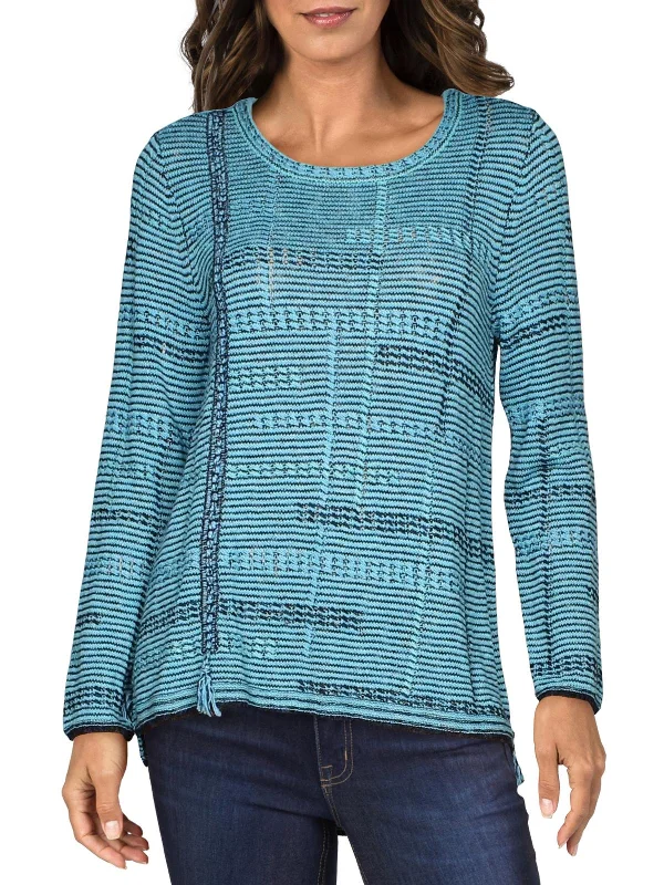 Must-Have Deals Womens Printed Fringed Sweater