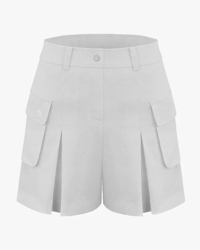 Weekend Price Cuts Galore Side pocket culotte pants - Grey
