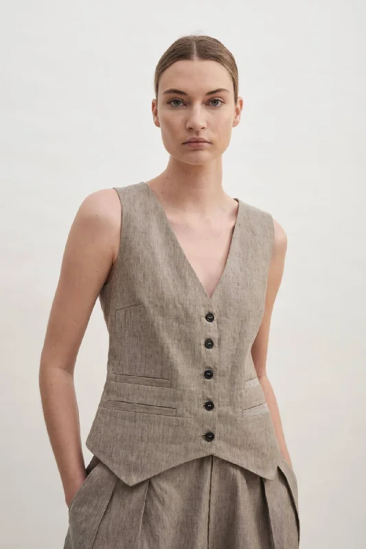 Big Savings Rika Studios Fay Vest - Avoine