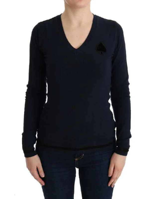 Weekend Deal Costume National  V-neck Viscose Women's Sweater