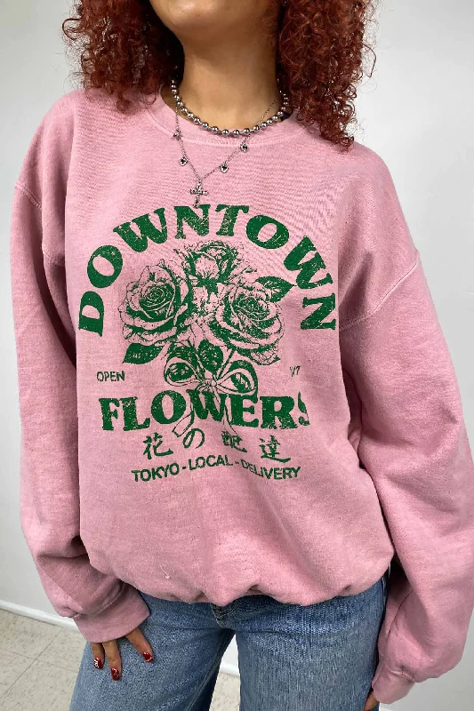 Today Only Downtown Flowers Graphic Sweater by BDG