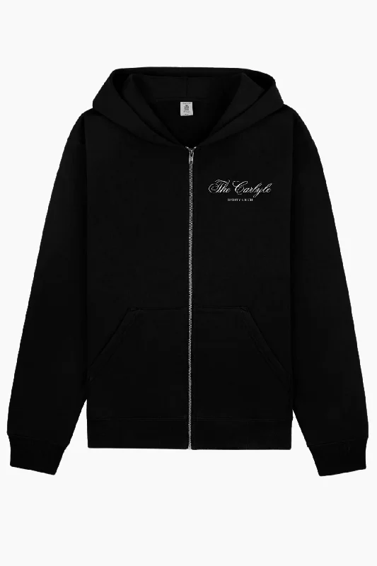 Buy More, Save More Sporty & Rich The Carlyle Souvenir Hoodie - Black/ White