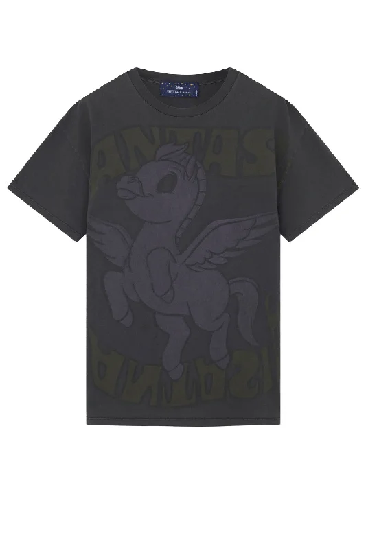 Year-End Sale Stella McCartney x Disney Fantasia Washed Print T-Shirt Dress - Vintage Black
