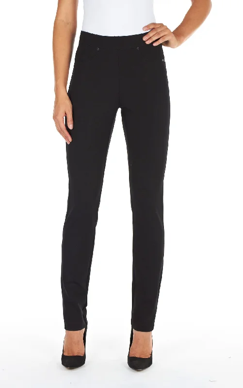 Buy Now FDJ Jeans, 2709396 Pull On Slim Jeggings, Ponte fabric, Charcoal