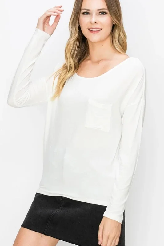Price Buster Relaxed Long Sleeve Pocket Tee