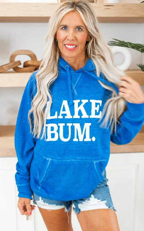 Weekend Deals to Make You Happy (LIMITED EDITION ) Lake Bum Hoodie 8915 - Blue**