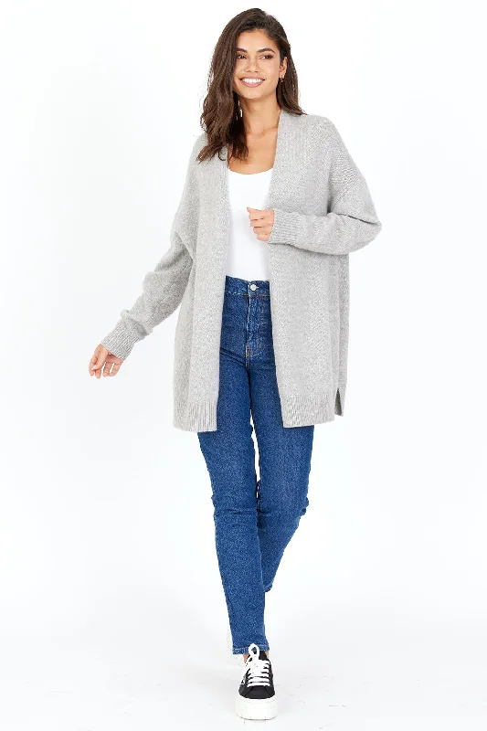 Reduced Prices Lyle Cashmere Cardigan - Heather Grey