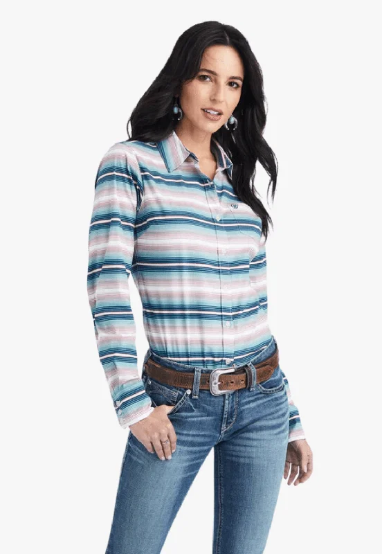 Season Finale Sale Ariat Womens REAL Kirby Stretch Long Sleeve Shirt