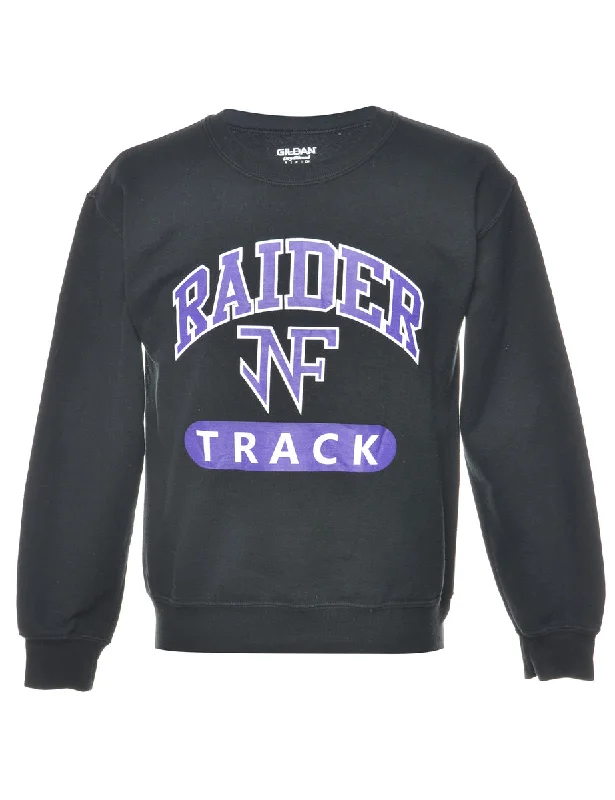 Weekend Wonders Await! Raider Track Printed Sweatshirt - S