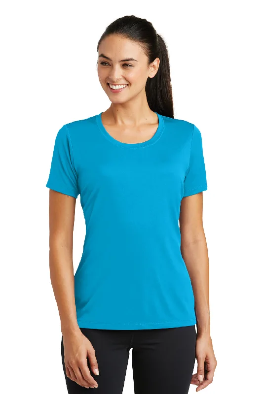 Weekend Deals That Amaze Sport-Tek Womens Tough Moisture Wicking Short Sleeve Crewneck T-Shirt - Atomic Blue - Closeout Weekend Deals That Amaze Sport-Tek Womens Tough Moisture Wicking Short Sleeve Crewneck T-Shirt - Atomic Blue - Closeout