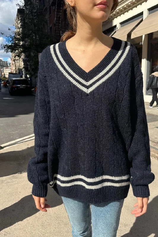 Limited Offer Nikki Heavy Wool Stripe Sweater
